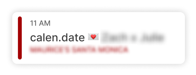 Date scheduling interface